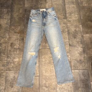 Mother high waisted rider skimp jeans